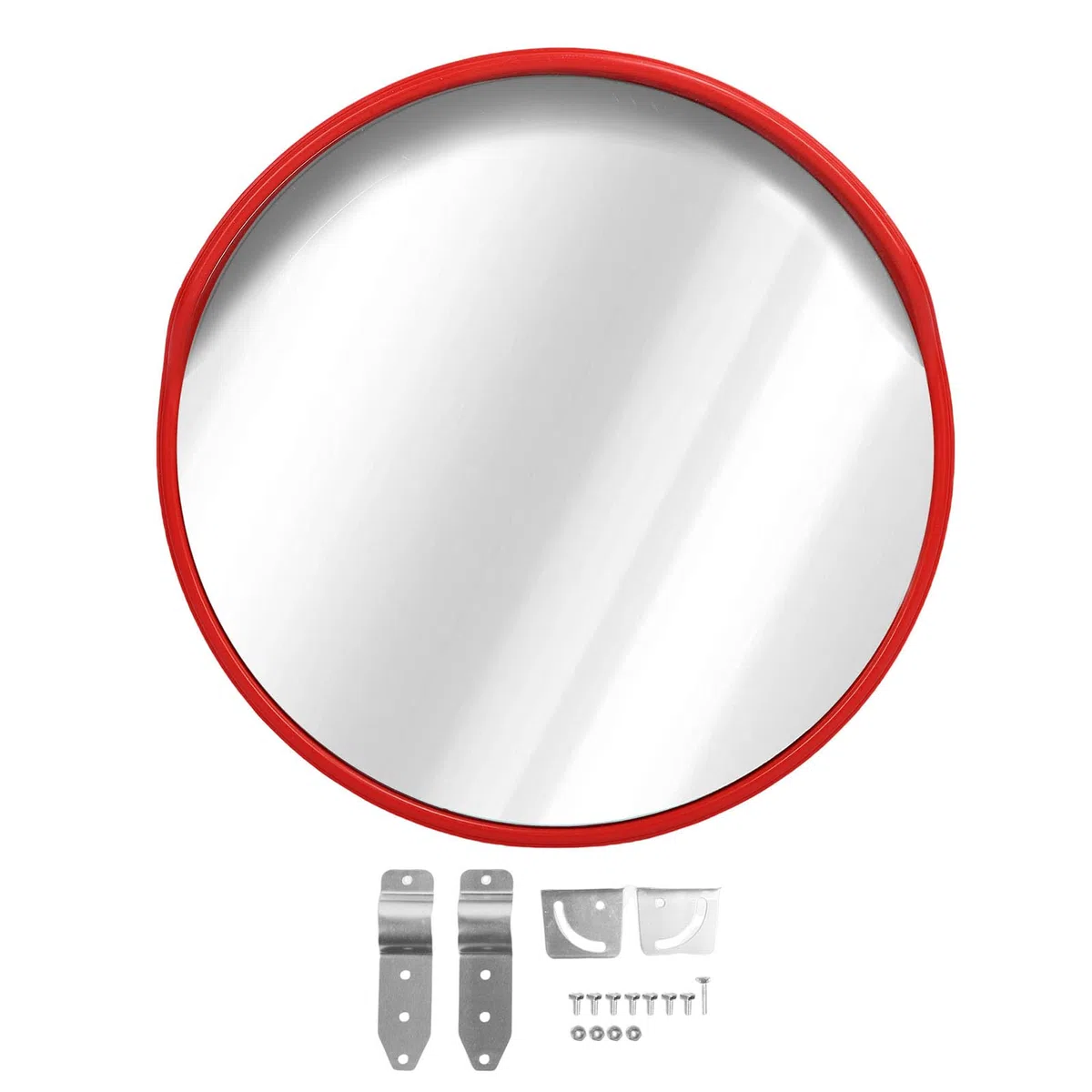 Tonysa Espejo Convexo de Seguridad a Prueba de Roturas Diseño Duradero Vista Gran Angular para Entrada Al Aire Libre 60mm 17 Uds Kit (60 cm/23,6 pulgadas)