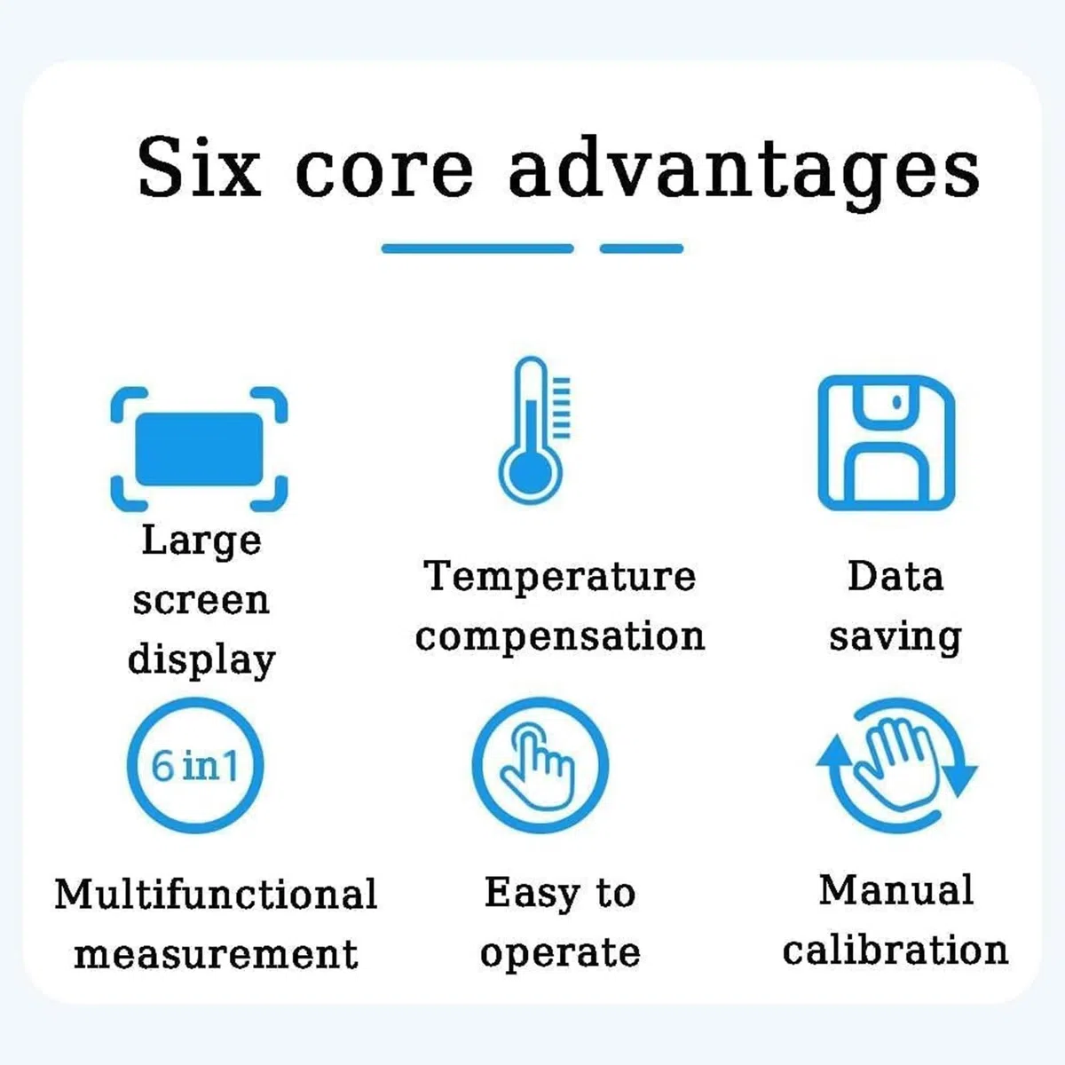 Medidor digital de pH 6 en 1 de escritorio, monitor de calidad del agua para PH, ORP, TDS, EC, CF, temperatura, medidor de mesa con ahorro de datos, para acuario, laboratorio, pesca