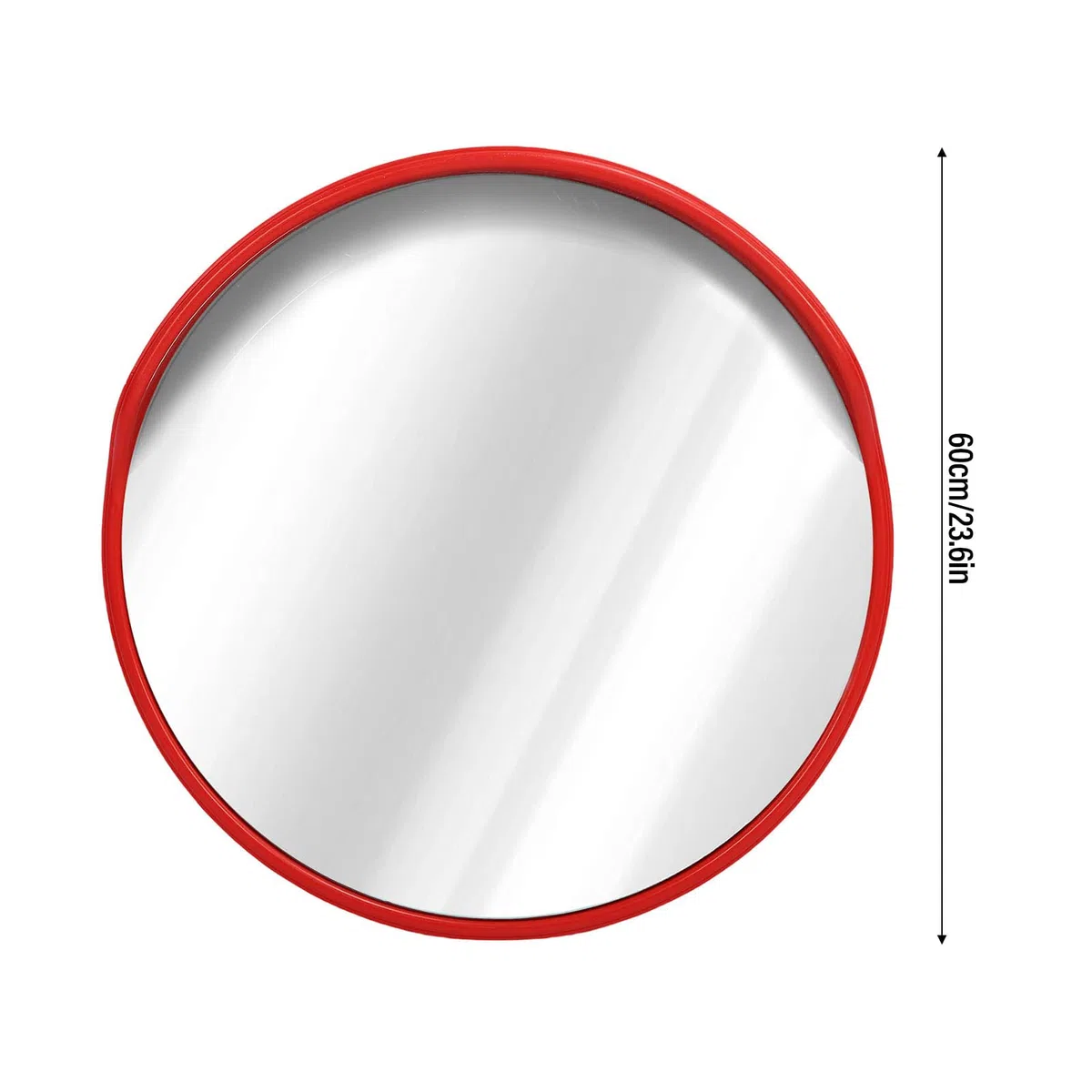 Tonysa Espejo Convexo de Seguridad a Prueba de Roturas Diseño Duradero Vista Gran Angular para Entrada Al Aire Libre 60mm 17 Uds Kit (60 cm/23,6 pulgadas)